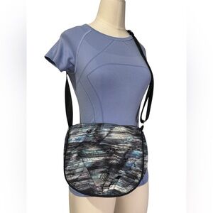 IVIVVA by lululemon Endless Play Black Blue Purple Front Flap Crossbody Bag
